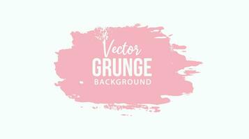 Isolated grunge ink brush stroke vector