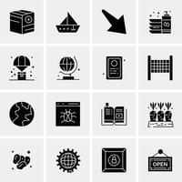 16 Universal Business Icons Vector Creative Icon Illustration to use in web and Mobile Related proje