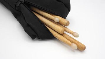 Drum sticks which made from real wood material photo