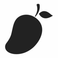 icono de estilo plano de mango vector