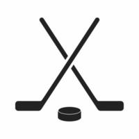 Hockey flat style icon vector
