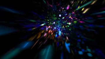 Big data transmission cloud computing, digital information database. High-speed mathematical calculations. Future technology, cyber security concept background. 3d render photo