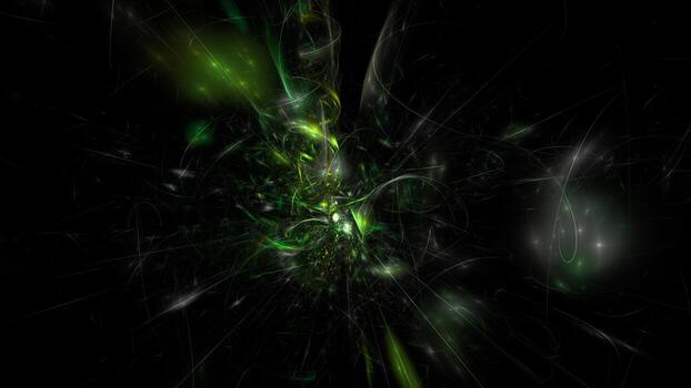 Digital technologies, information transfer, Abstract data center server. Digital space is a green matrix. 3d render photo