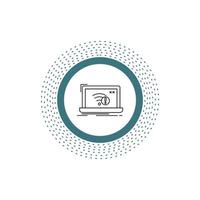 connection. error. internet. lost. internet Line Icon. Vector isolated illustration