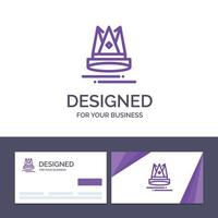 Creative Business Card and Logo template Premium Content Education Marketing Vector Illustration