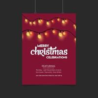 Merry Christmas Background. Abstract vector Template