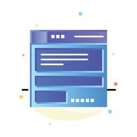 File Browser Computing Code Abstract Flat Color Icon Template vector