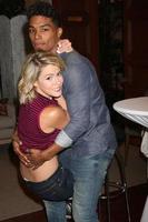 LOS ANGELES, AUG 14 - Rome Flynn, Linsey Godfrey at the Bold and Beautiful Fan Event Friday at the CBS Television City on August 14, 2015 in Los Angeles, CA photo