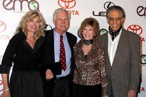 LOS ANGELES, OCT 16 - Guest, Ted Turner, Jane Fonda, Rixhard Perry arrives at the 2010 Environmental Media Awards at Warner Brothers Studios on October 16, 2010 in Burbank, CA photo