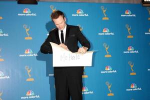 LOS ANGELES, AUG 29 - joel McHale in the Press Room at the 2010 Emmy Awards at Nokia Theater at LA Live on August 29, 2010 in Los Angeles, CA photo