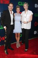 LOS ANGELES, AUG 10 - Kyle Bornheimer, Maggie Lawson, Jane Lynch at the CBS TCA Summer 2015 Party at the Pacific Design Center on August 10, 2015 in West Hollywood, CA photo