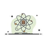 análisis datos información investigación ciencia color plano icono vector