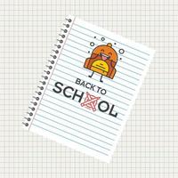 Back to School, template for Back to school , Back to school banner and card design vector