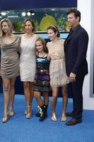 LOS ANGELES, SEP 17 - Harry Connick Jr Sarah Goodacre, Jill Goodacre, Charlotte Connick, Georgia Connick arrives at the Warner Bros World Premiere of Dolphin Tale at The Regency Village Theater on September 17, 2011 in Westwood, CA photo