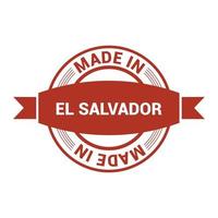 El Salvador stamp design vector