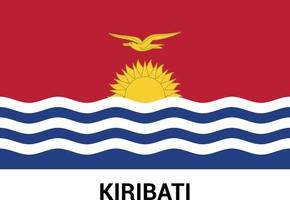 vector de diseño de banderas de kiribati