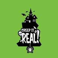 Keep it Real typography design vector