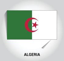 Algeria flag design vector