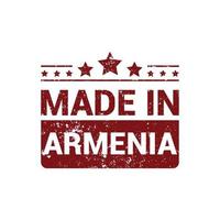 vector de diseño de sello de armenia