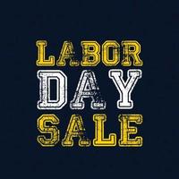 Celebrating labour day design with typography vector