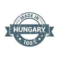 Hungary stamp design vector