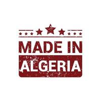 Algeria stamp design vector