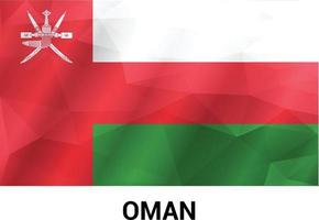 Oman flag design vector