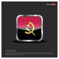 Angola flag design vector