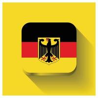 vector de diseño de bandera de alemania