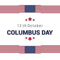 Happy Columbus day design vector