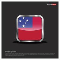 Samoa flags design vector