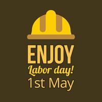 Happy Labour day design with creative background vector