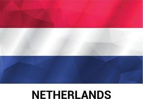 Netherland flags design vector