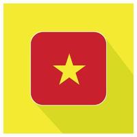 vector de diseño de bandera de vietnam