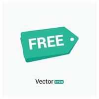 Tag design with typography and white background vector