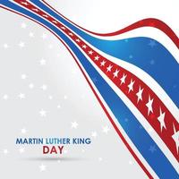 Happy Martin Luther King day design vector