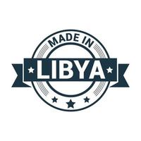 vector de diseño de sello de libia