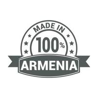 vector de diseño de sello de armenia