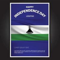 Happy Indpendence day design card vector with flags