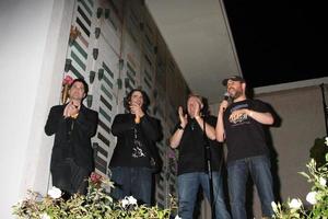 LOS ANGELES, SEP 15 - Adam Green, Joe Lynch, Tim Sullivan, Adam Rifkin arrives at the Chillerama Premiere at Hollywood Forever Cemetary on September 15, 2011 in Los Angeles, CA photo