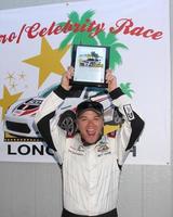 LOS ANGELES, APR 11 - Brett Davern, Pole Winner with fastest qualifying time for the Celebrities at the 2014 Pro Celeb Race Qualifying Day at Long Beach Grand Prix on April 11, 2014 in Long Beach, CA photo