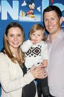 LOS ANGELES, DEC 11 - Beverly Mitchell, Kenzie Cameron, Michael Cameron at the Disney on Ice Red Carpet Reception at the Staples Center on December 11, 2014 in Los Angeles, CA photo
