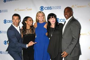 LOS ANGELES, MAY 18 - Cameron Mathison, Nischelle Turner, Nancy O Dell, Pauley Perrette, Kevin Frazier at the CBS Summer Soiree 2015 at the London Hotel on May 18, 2015 in West Hollywood, CA photo