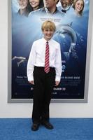 LOS ANGELES, SEP 17 - Nathan Gamble at the Warner Bros World Premiere of Dolphin Tale at The Village Theatrer on September 17, 2011 in Los Angeles, California photo