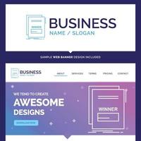 Beautiful Business Concept Brand Name vector