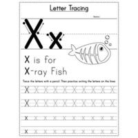 Animals Alphabet Letter Tracing Workbook vector