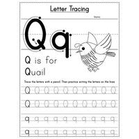 Animals Alphabet Letter Tracing Workbook vector