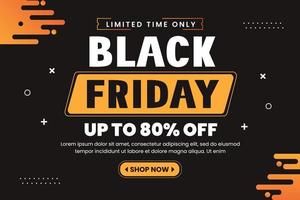 Black Friday Sale Background Design Template vector