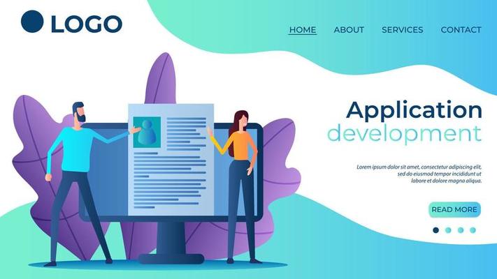 Personnel selection.recruitment agency.People are searching for specialists for employers.The template of the landing page.Flat vector illustration.