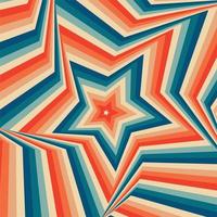 Psychedelic retro groove background vector